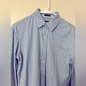 ButterCloth icy cotton dress shirt Slim Fit Size M check pattern